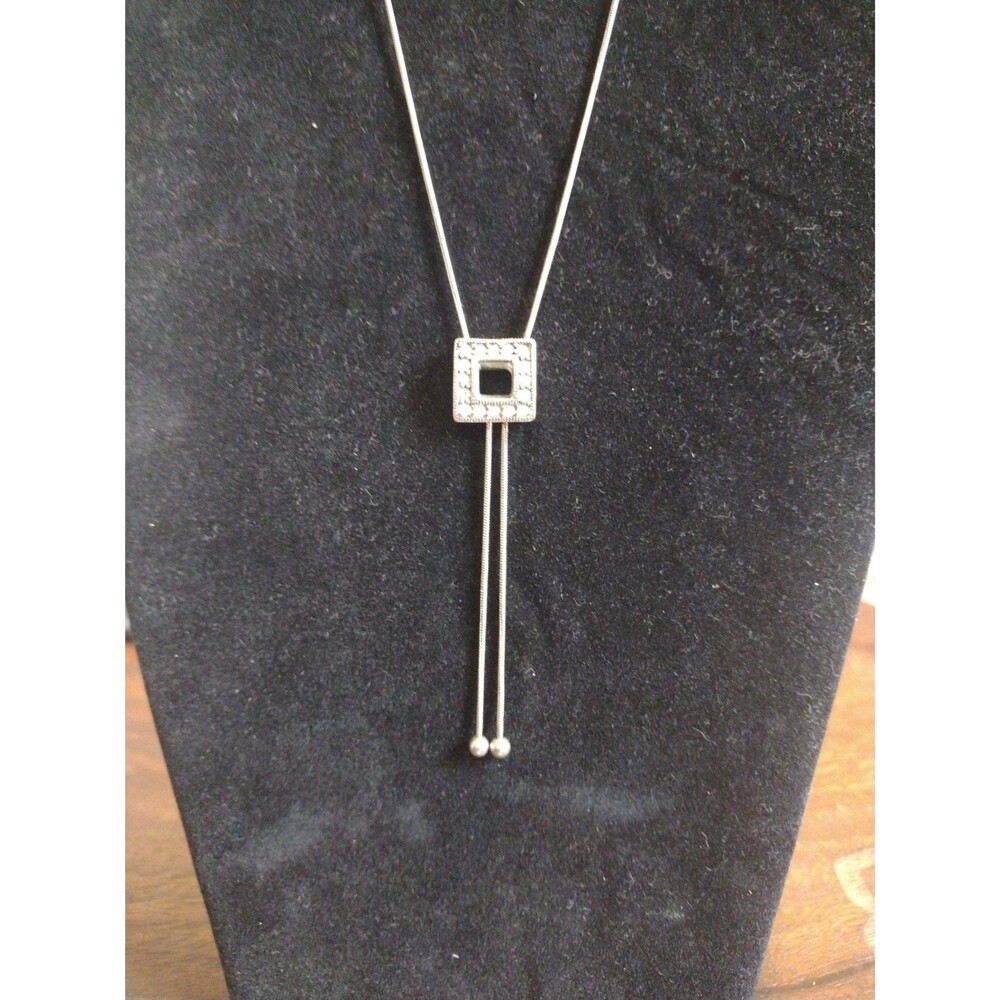 Guess Y2K Silvertone Boho Necklace
